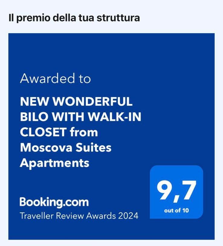New Wonderful Bilo With Walk-in Closet From Moscova Appartement *